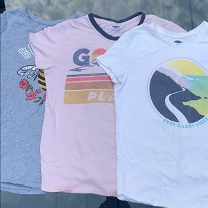 3 Girls XL Old Navy t-shirts
